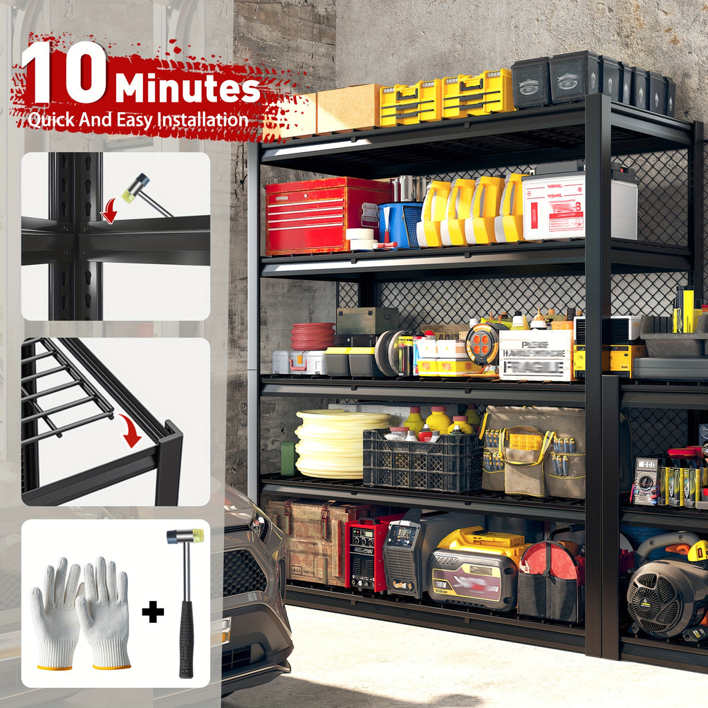 Adjustable Carbon Garage Storage Rack