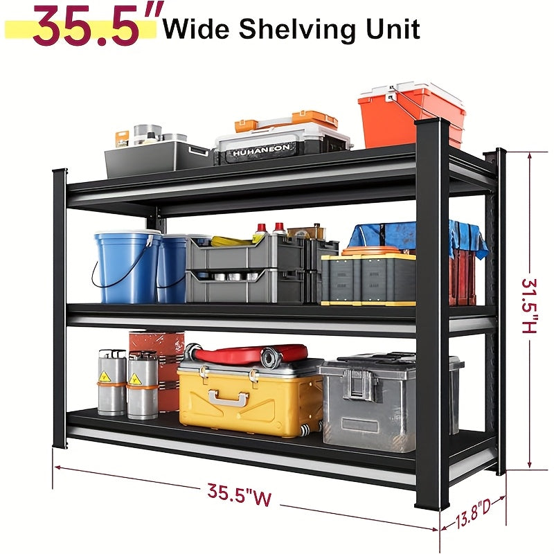 Heavy Duty Adjustable Garage Shelving