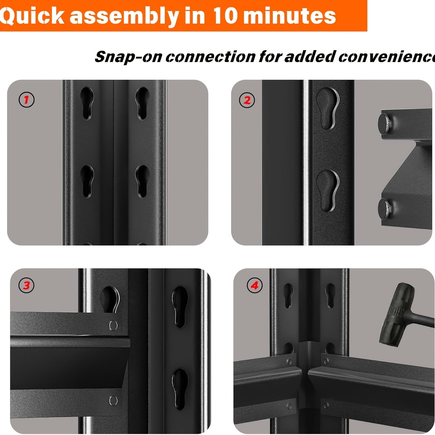 Heavy Duty Adjustable Garage Shelving