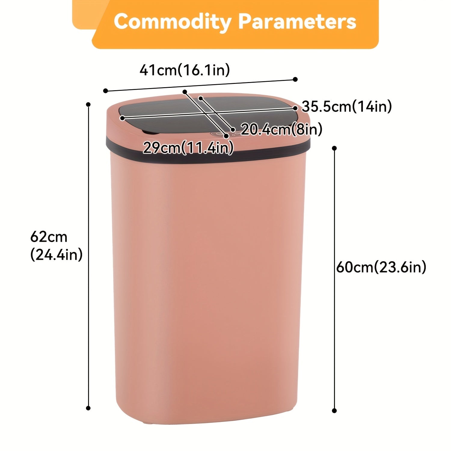 Kitchen Waste Bin 50L