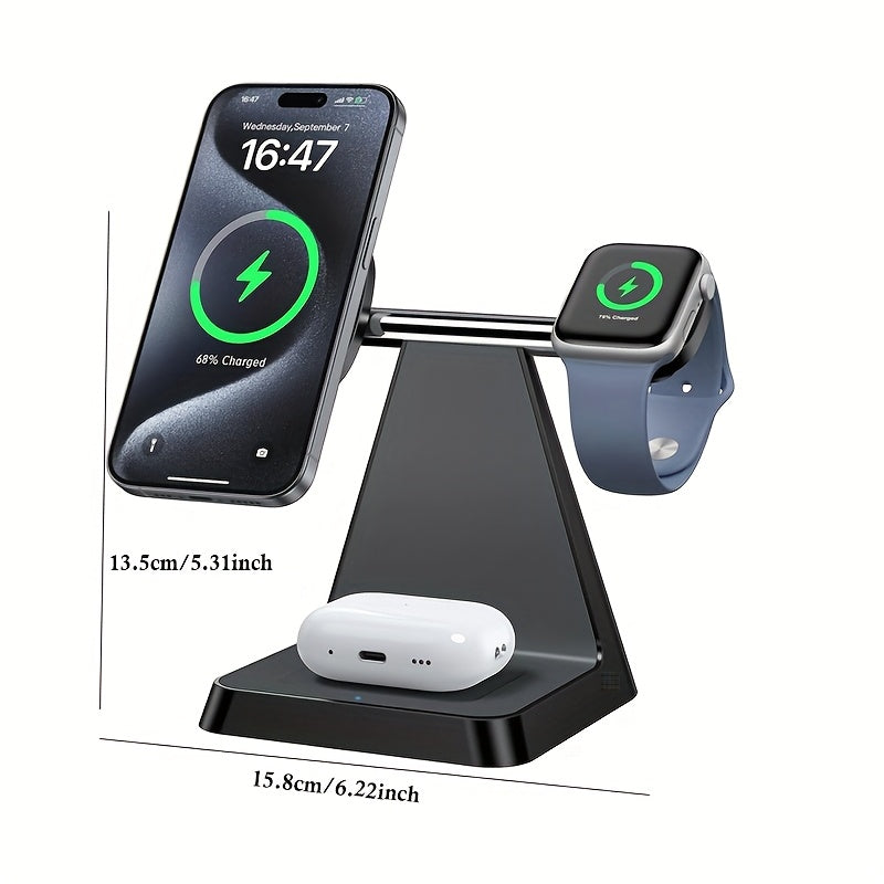 18W Magnetic 3in 1 Charging Station for Multiple Devices