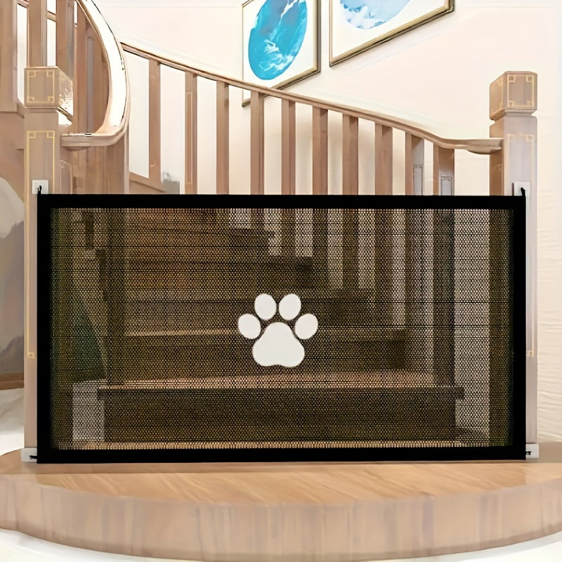 Retractable Expandable Mesh Dog Gate