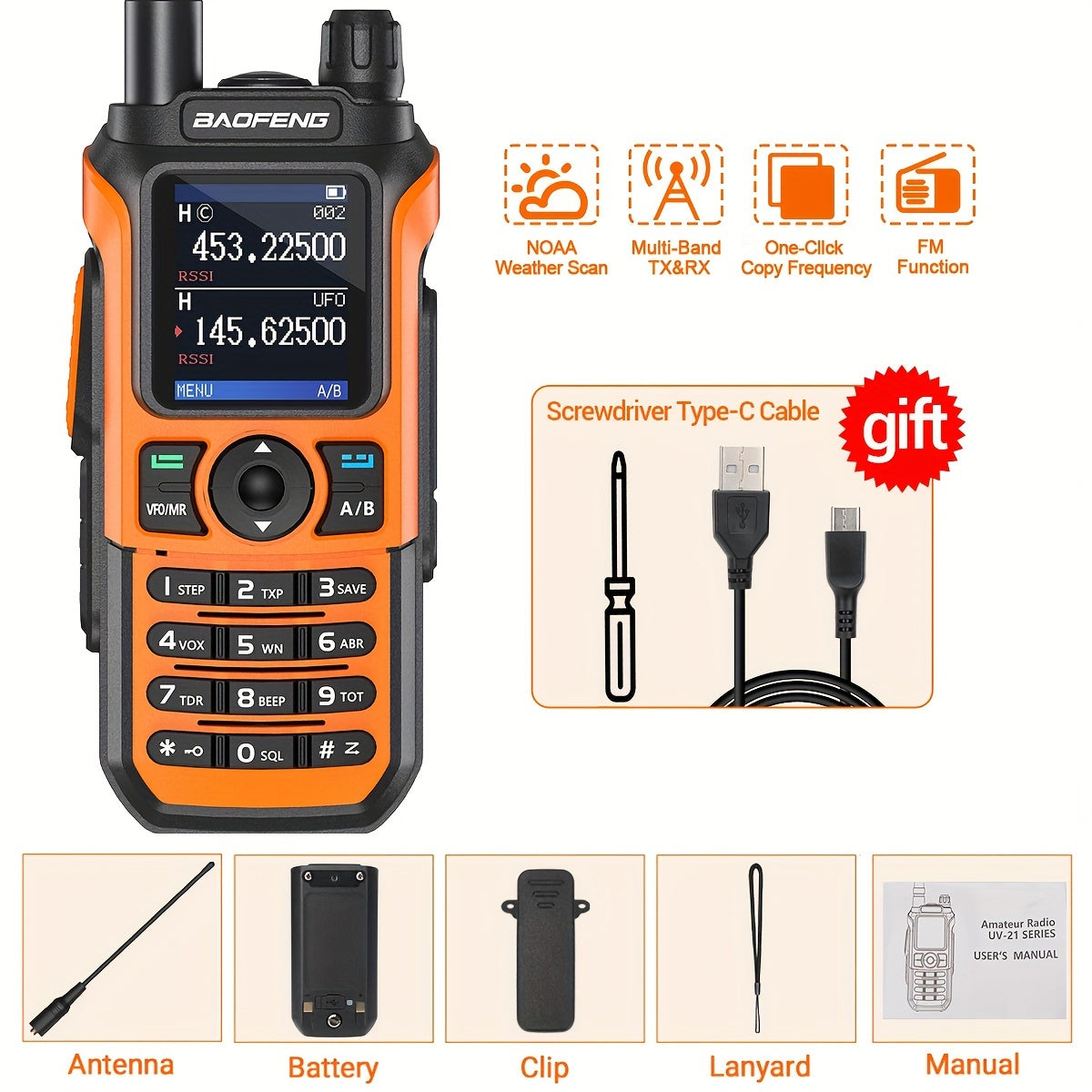 UV-21R Ham Radio Handheld