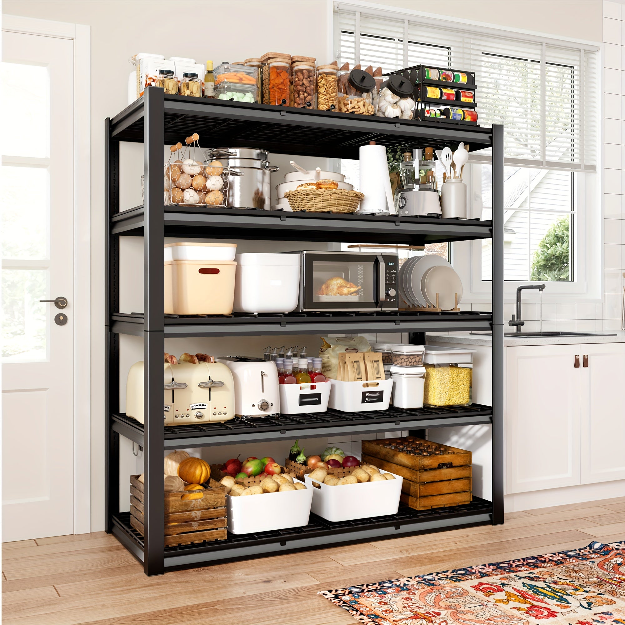 Adjustable Carbon Garage Storage Rack