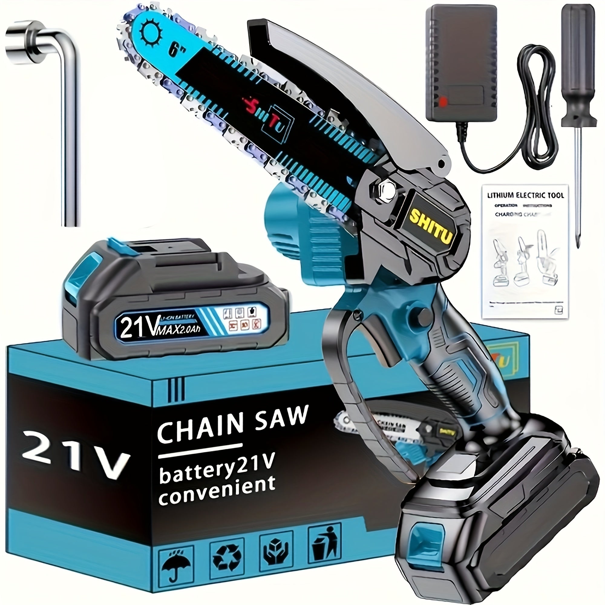Mini Chainsaw Cordless