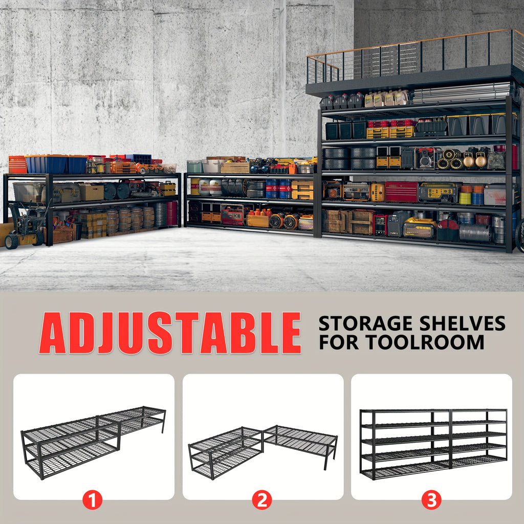 Adjustable Carbon Garage Storage Rack