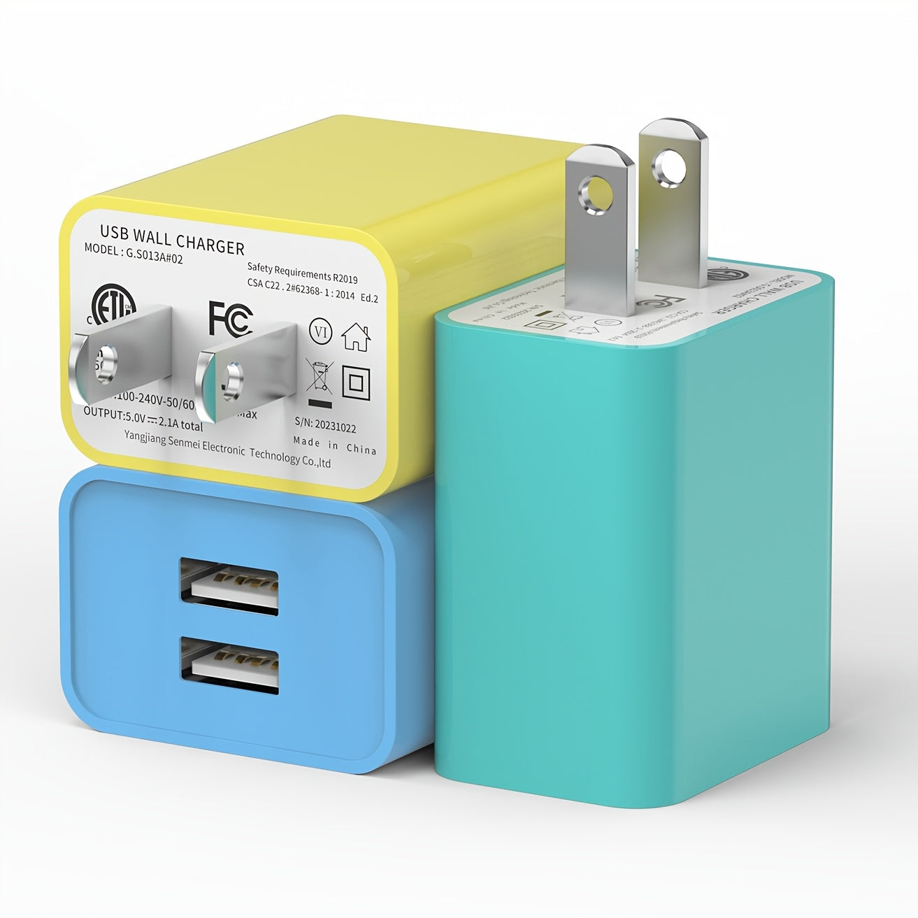 4-Pack Fast Charging Cube