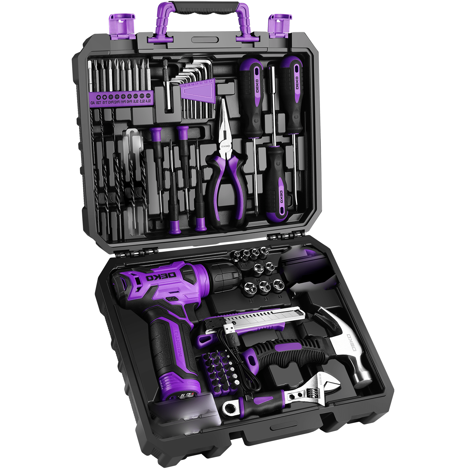 119PCS Power Tool Box Set