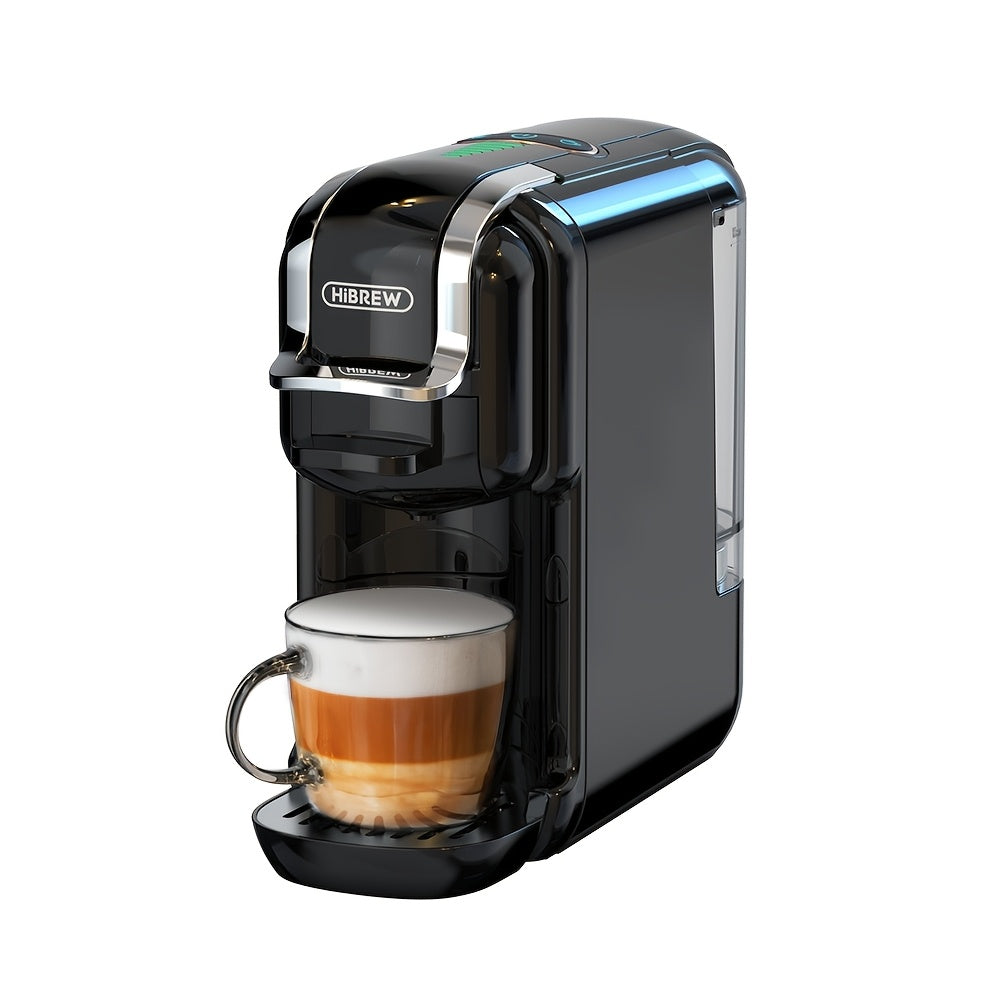 5-in-1 -in-One Coffee Machine: Espresso, Cappuccino, Latte, Drip, Capsule & Ground Coffee Maker