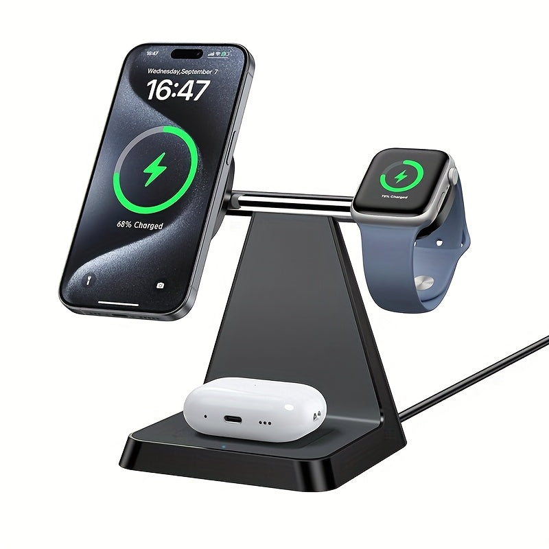 18W Magnetic 3in 1 Charging Station for Multiple Devices