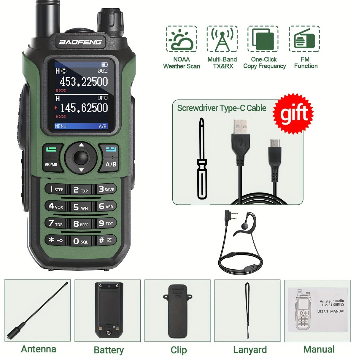 UV-21R Ham Radio Handheld