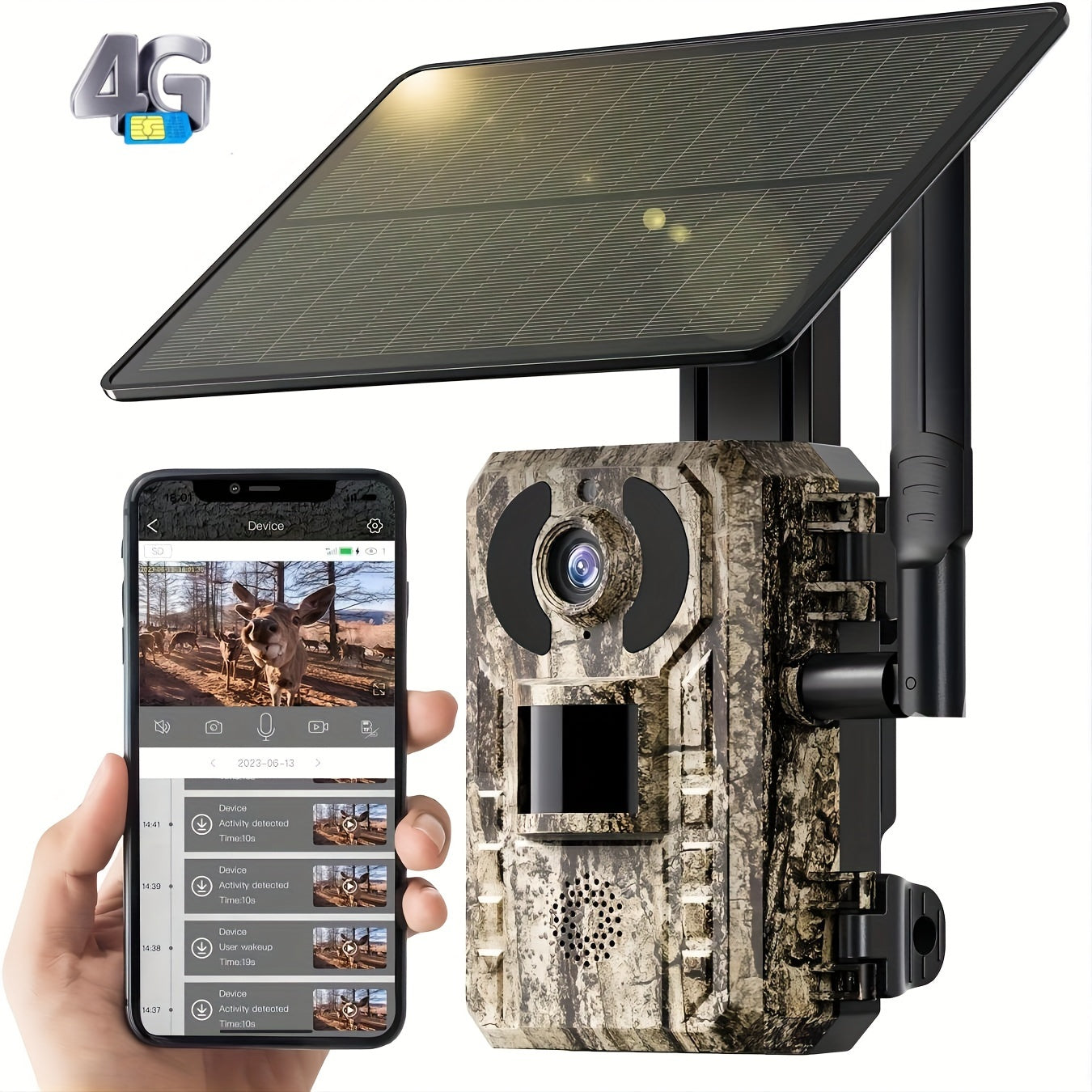 4G LTE Cellular Trail Camera With 4K Live View