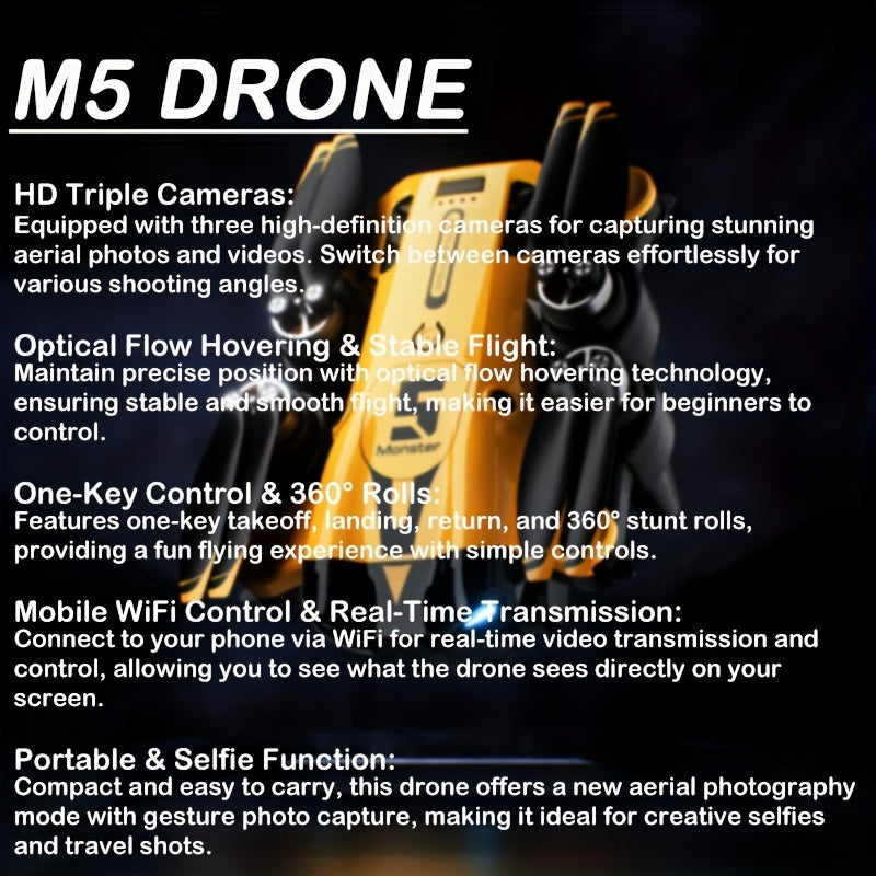 Quadcopter with Triple Cameras
