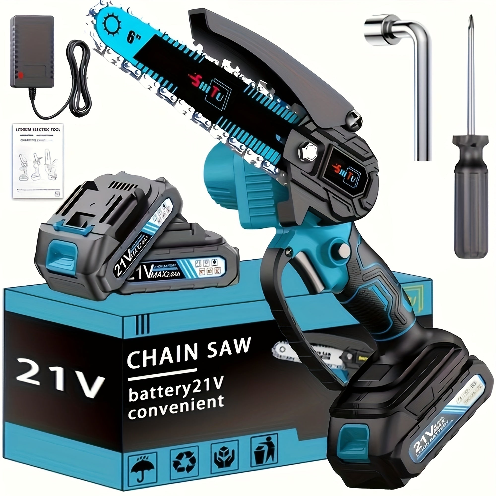 Mini Chainsaw Cordless