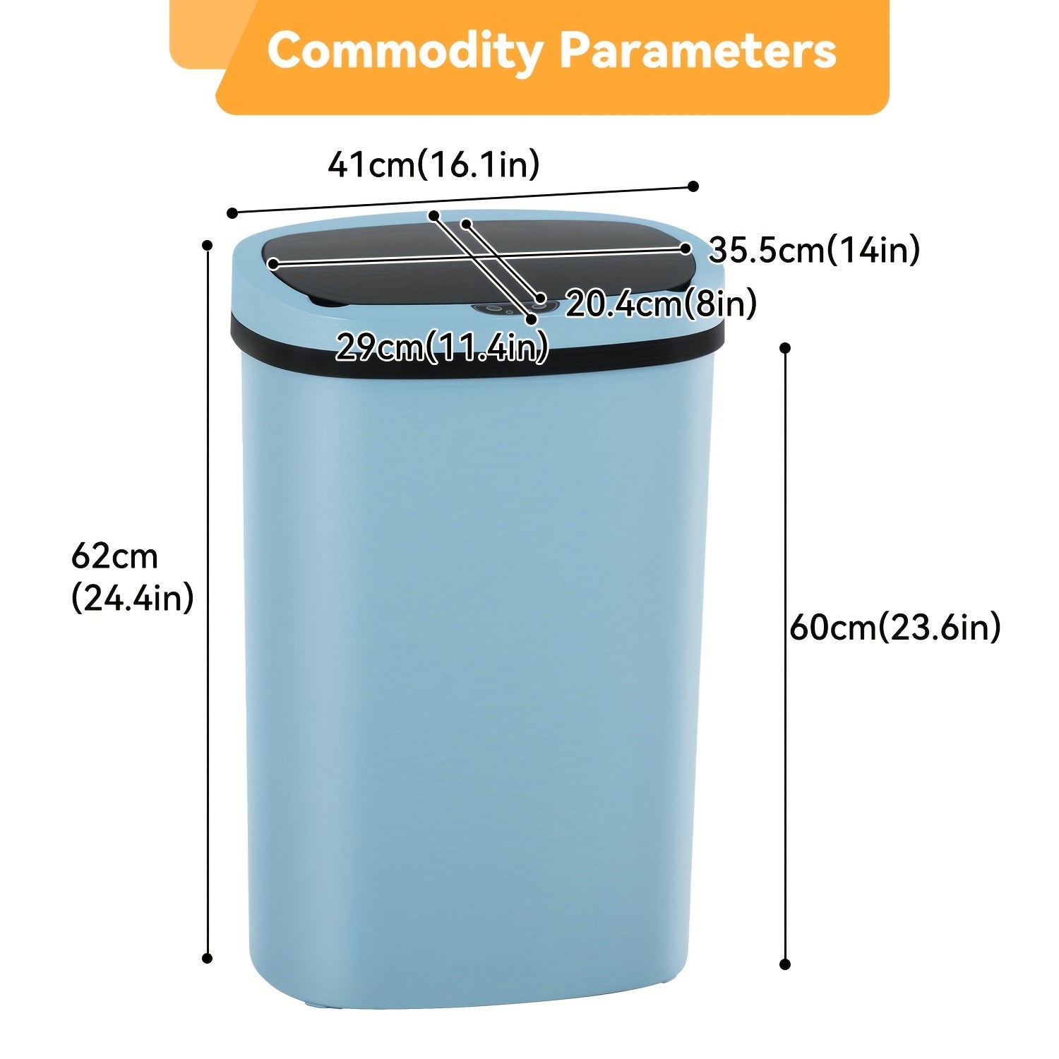 Kitchen Waste Bin 50L