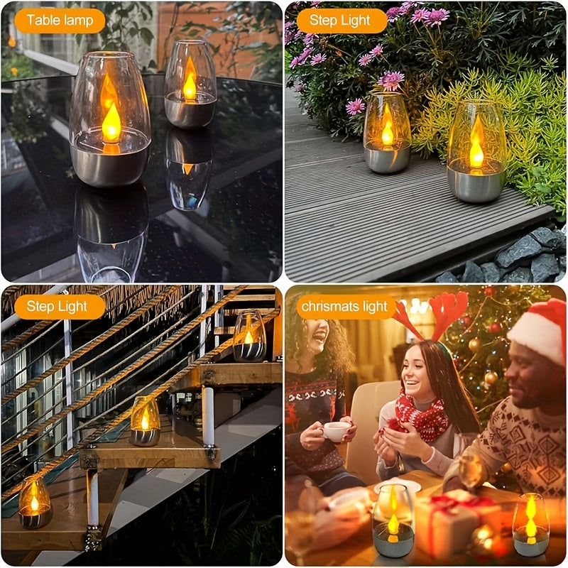 6pcs Flameless Flickering Candles