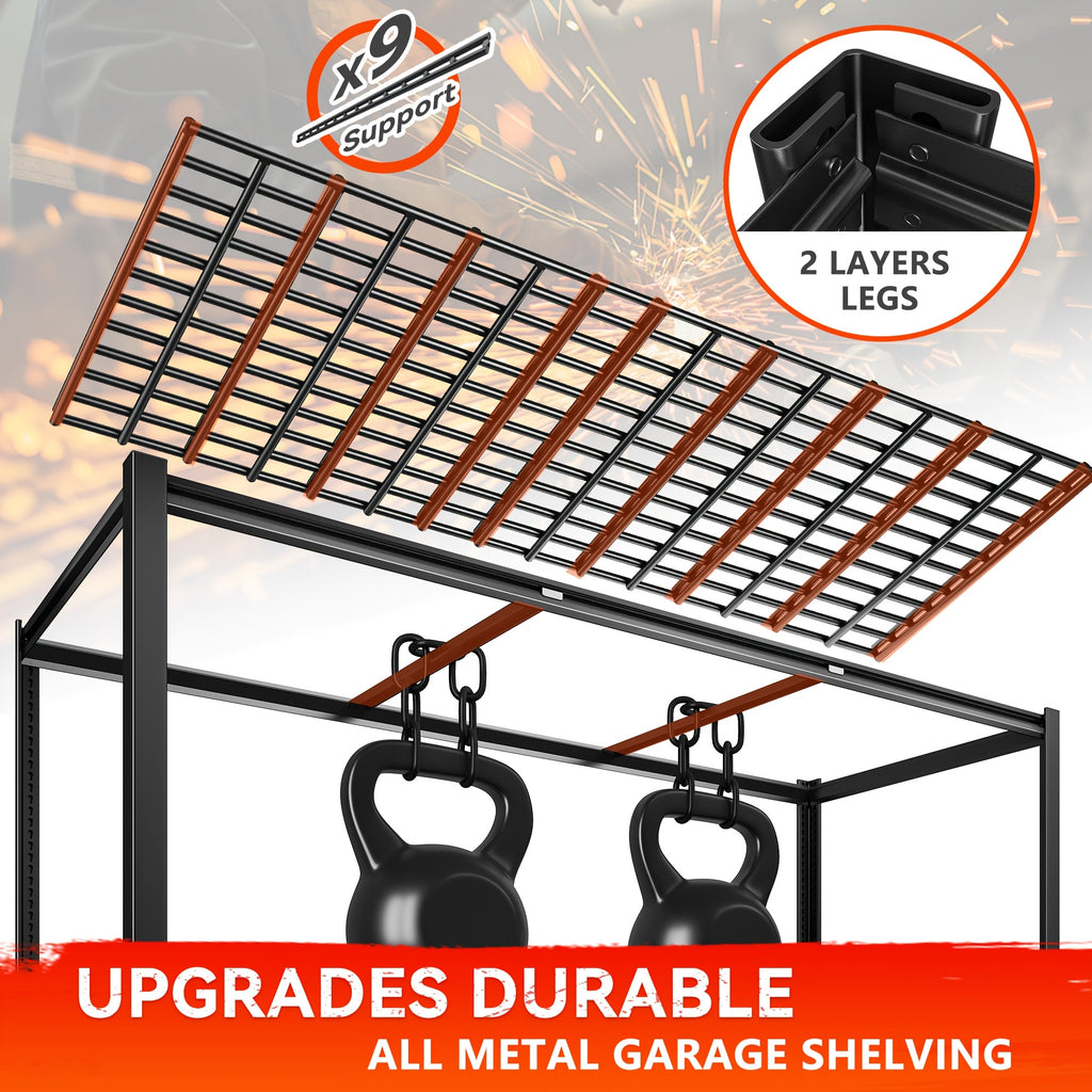 Adjustable Carbon Garage Storage Rack