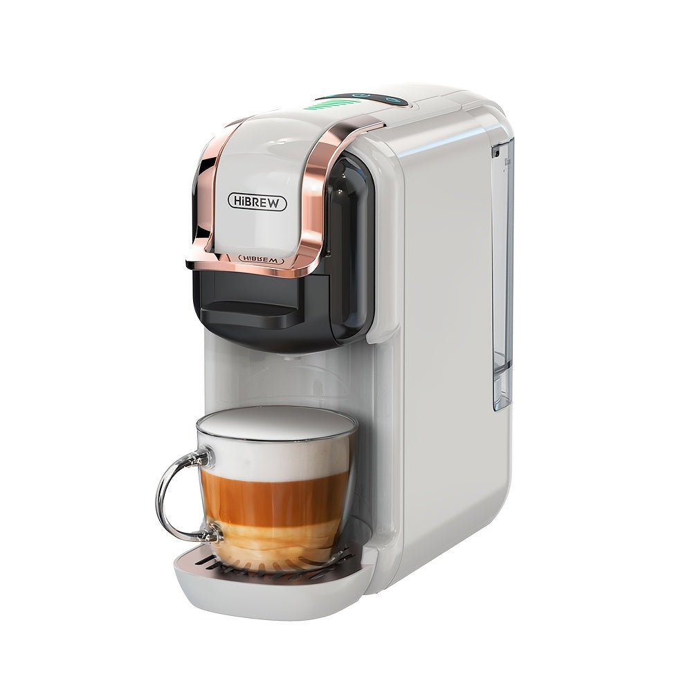 5-in-1 -in-One Coffee Machine: Espresso, Cappuccino, Latte, Drip, Capsule & Ground Coffee Maker