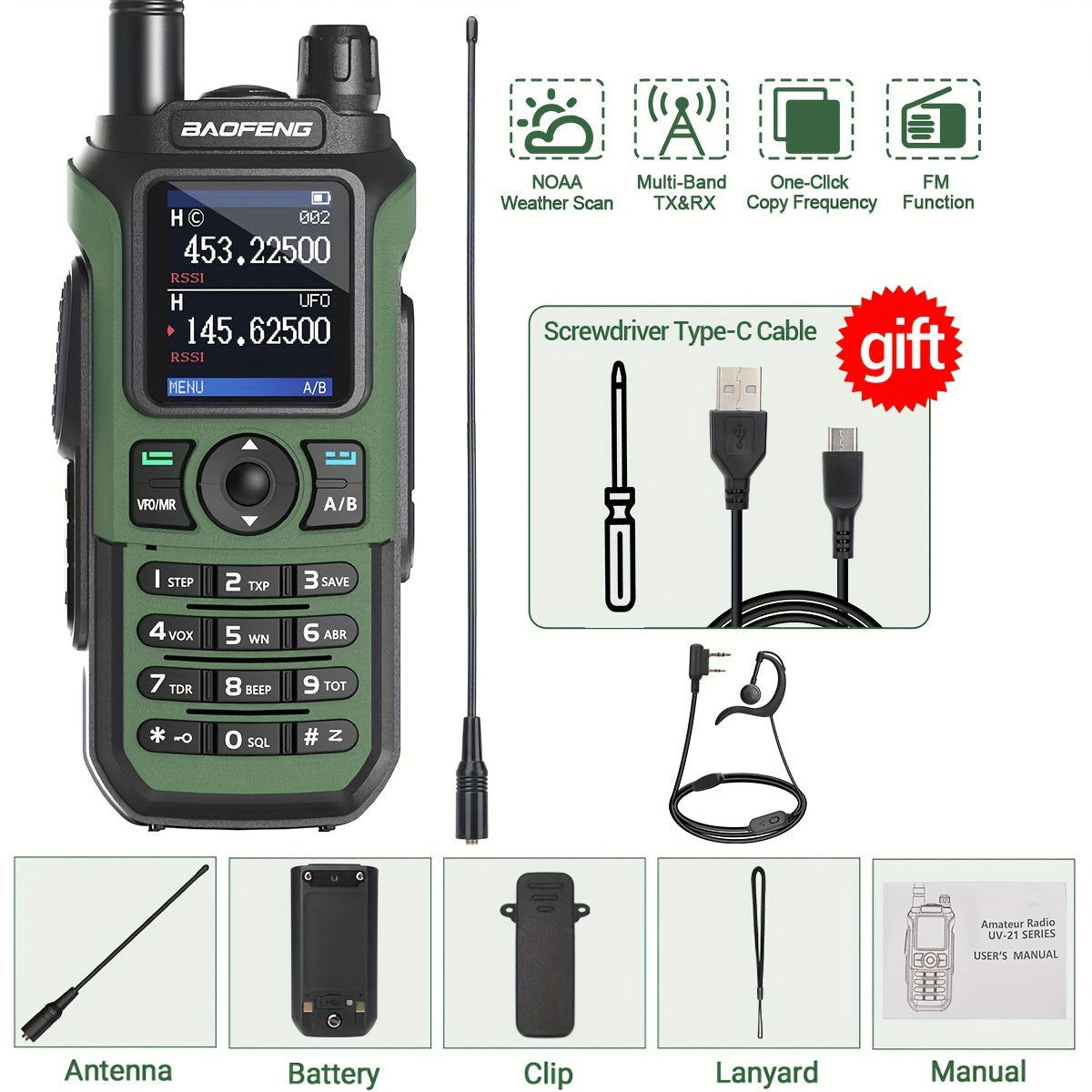 UV-21R Ham Radio Handheld