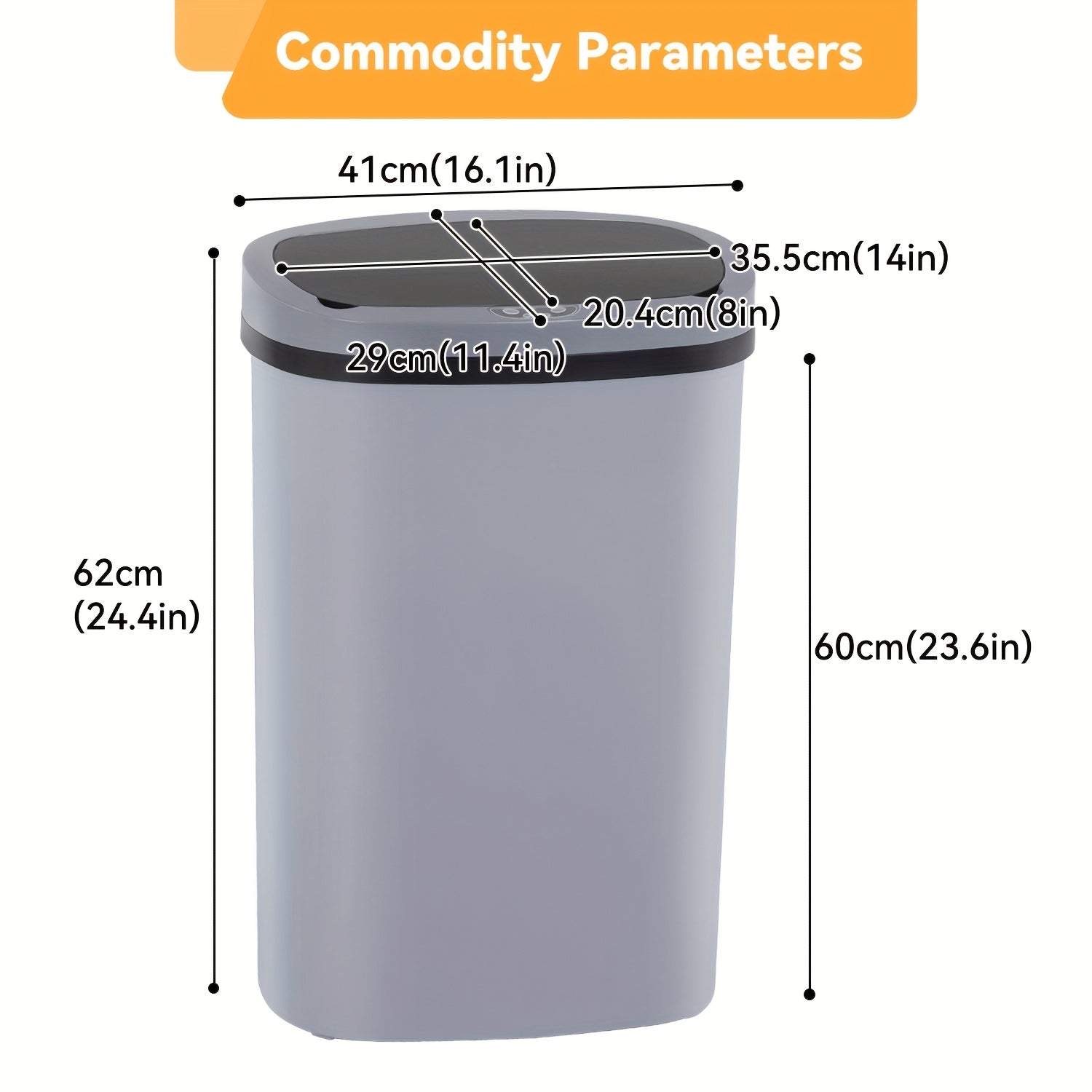 Kitchen Waste Bin 50L