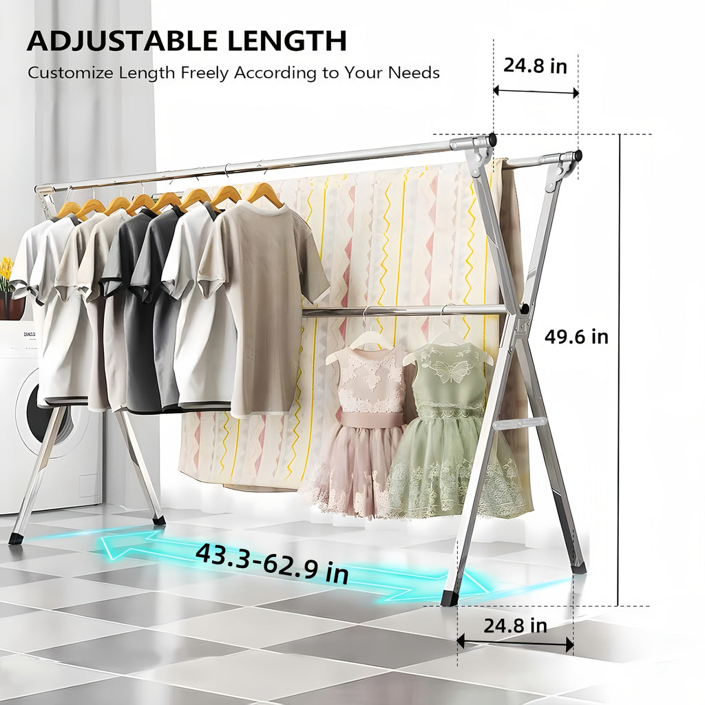 Adjustable Three Rod