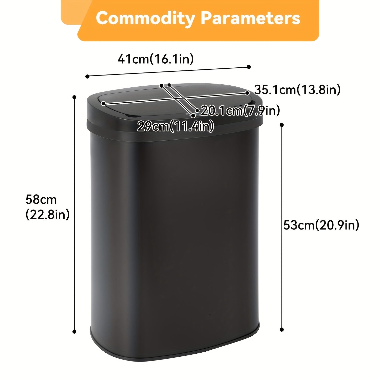 Kitchen Waste Bin 50L