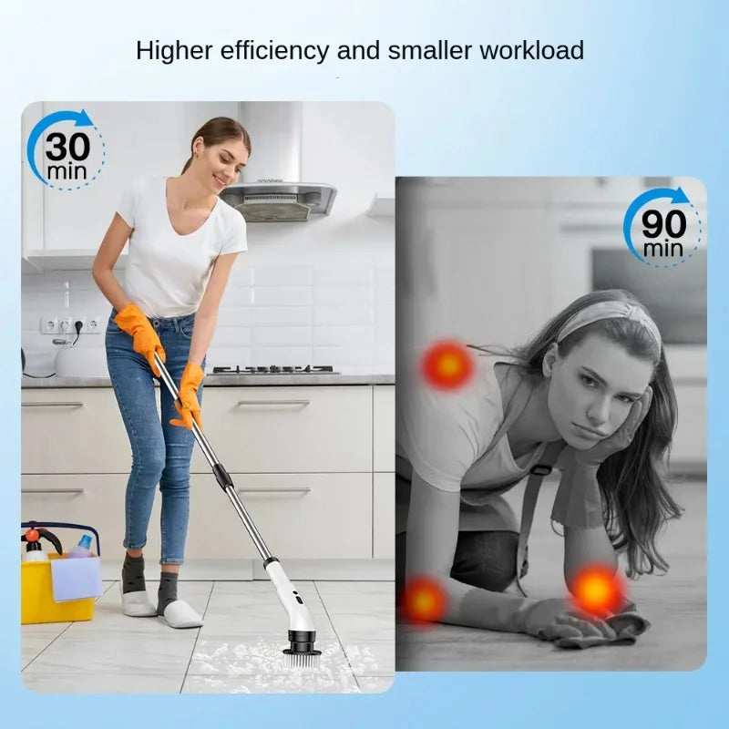 Nine in one multifunctional handheld electric cleaning