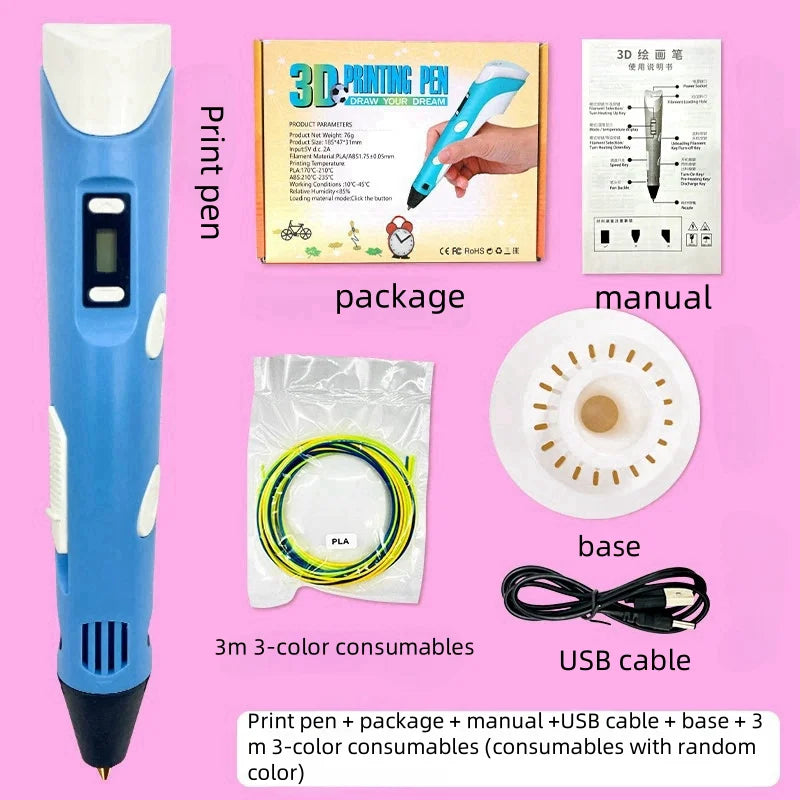 Electronic 3D Printing Pen