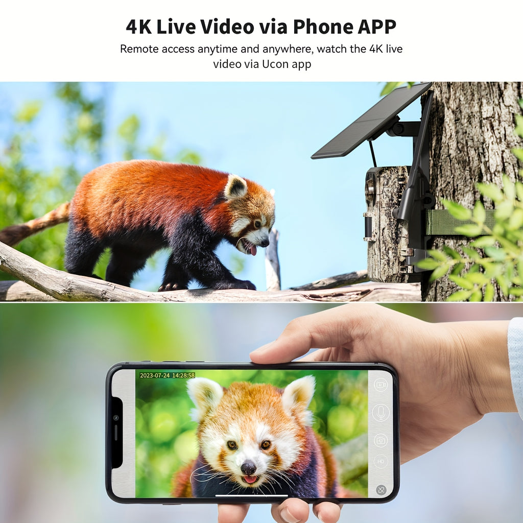 4G LTE Cellular Trail Camera With 4K Live View