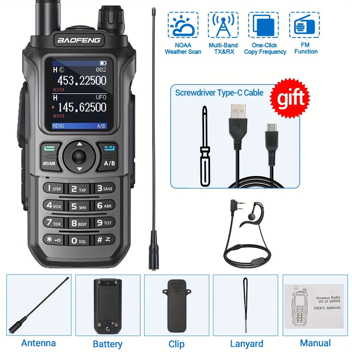 UV-21R Ham Radio Handheld