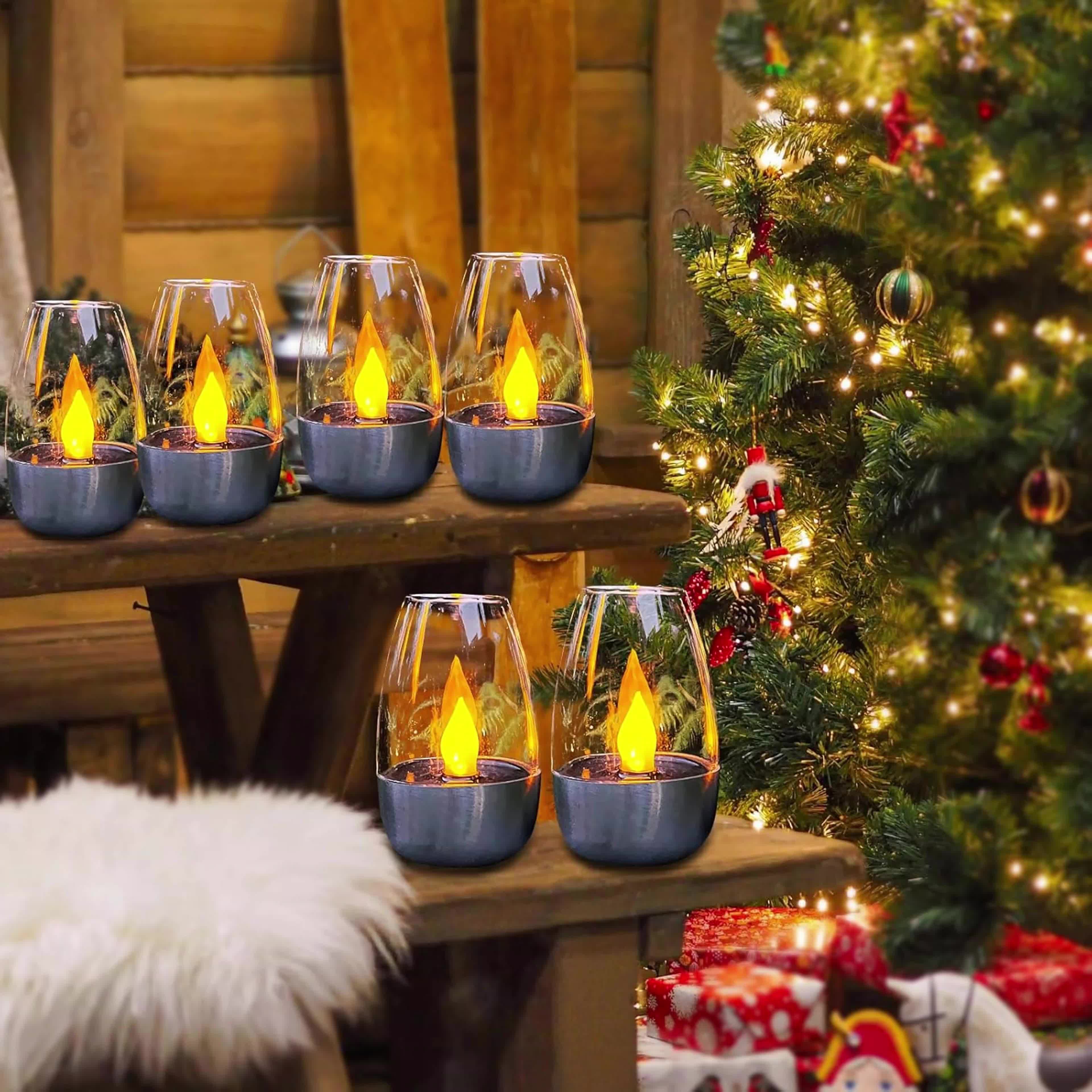 6pcs Flameless Flickering Candles