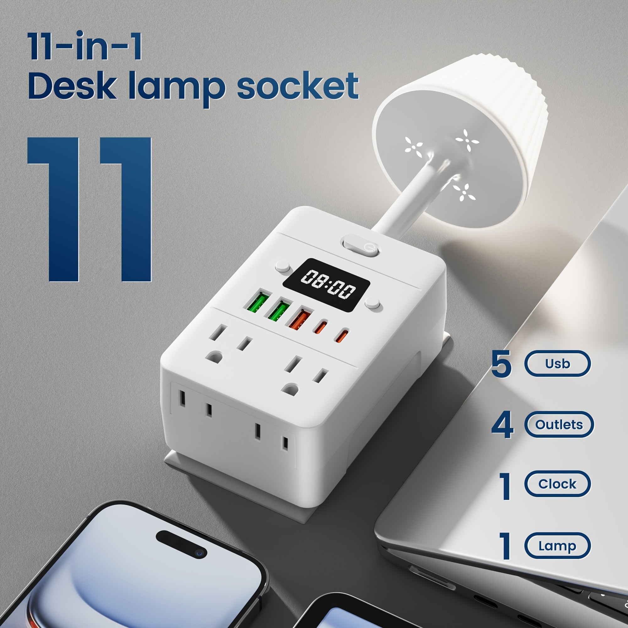11-in-1 Multifunctional Power Strip